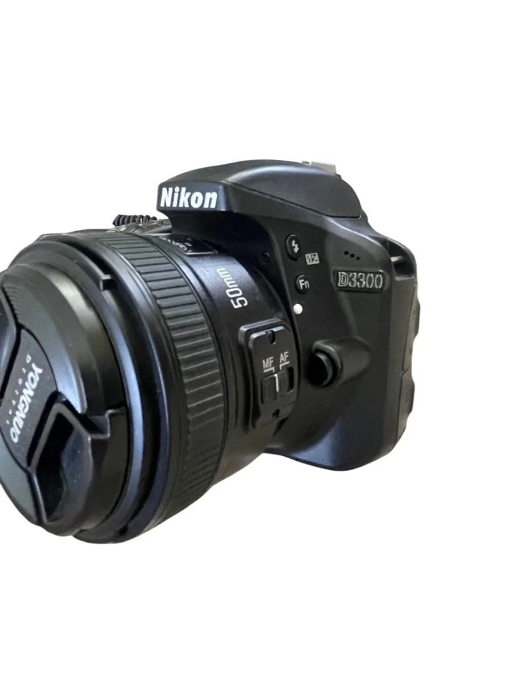 Nikon D3300 DSLR Camera Bundle W/ 50mm Yongnuo Lens Sigma 18-200mm Lens Tripod A